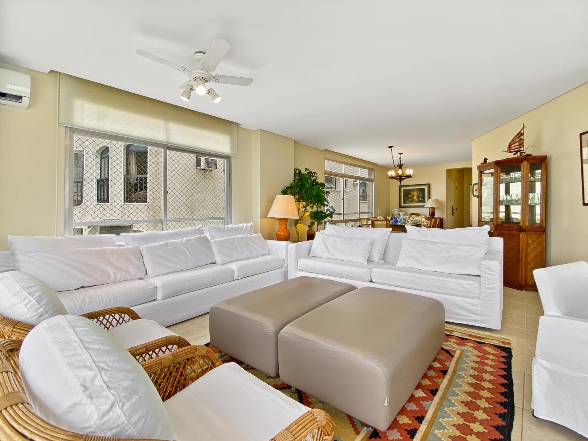 Apartamento Vista Incrivel Beira-mar Espacoso 4 Qts Ac Guarujá