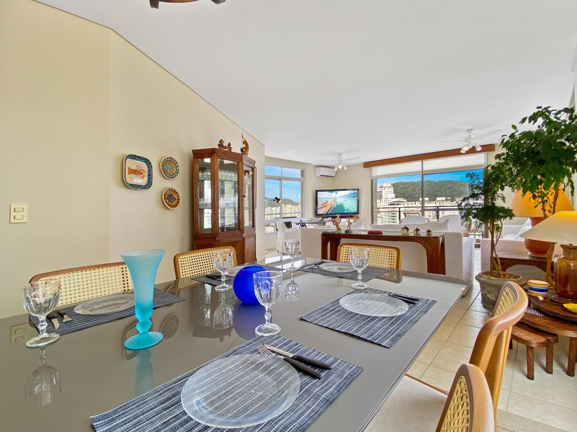 Vista Incrivel Beira-mar Espacoso 4 Qts Ac Apartamento Guarujá